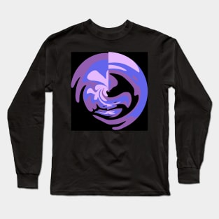 Purple and black III Long Sleeve T-Shirt